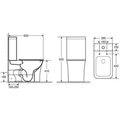 Vas WC Imprese Naron i11618 (White) Thumb