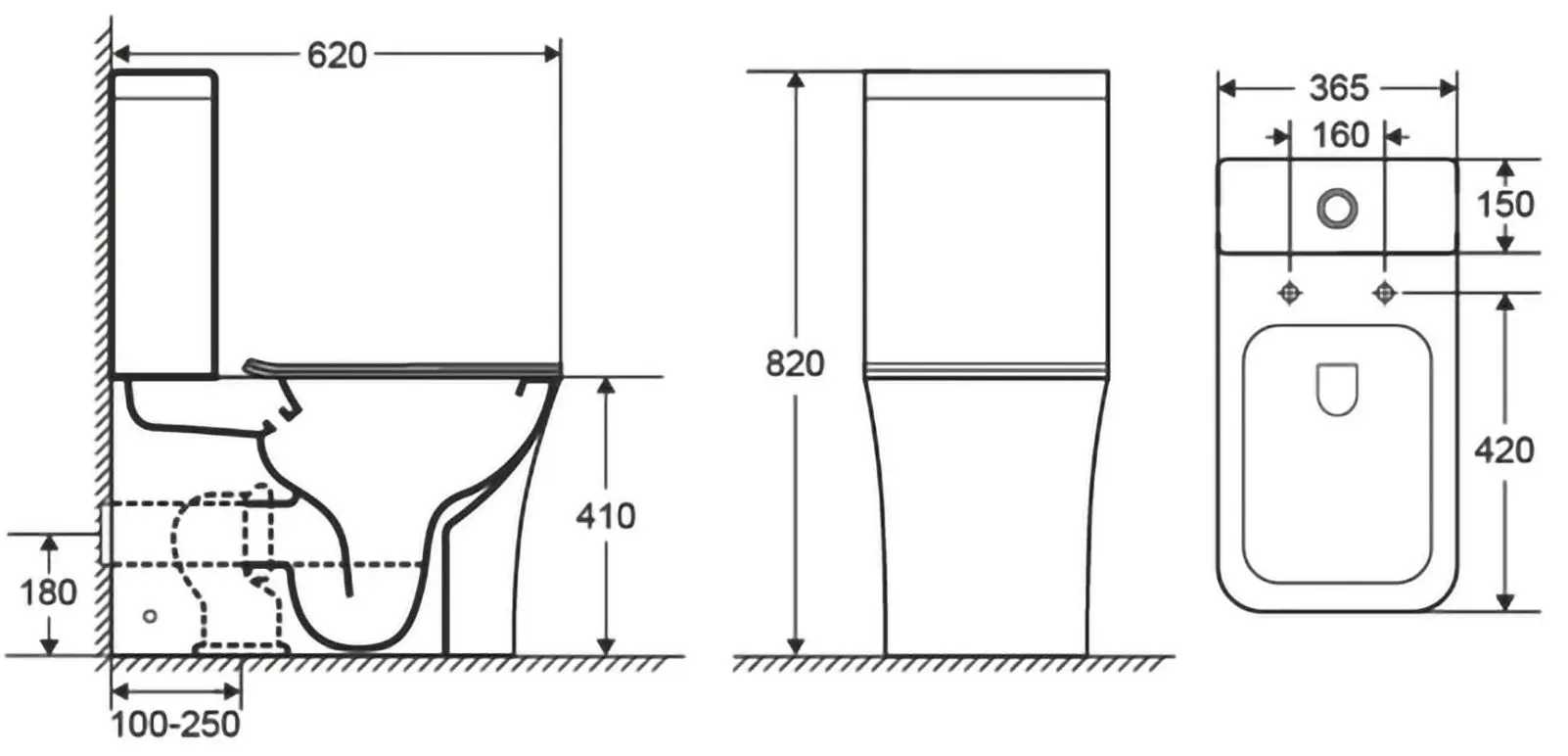 Vas WC Imprese Naron i11618 (White)