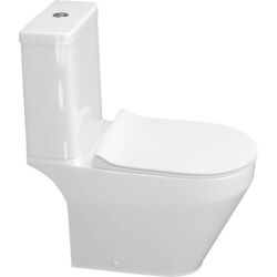 Vas WC Керамин Бари R Слим МЛ (White) Thumb
