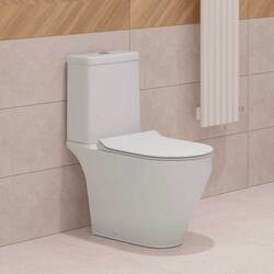 Vas WC Керамин Бари R Слим МЛ (White) Thumb