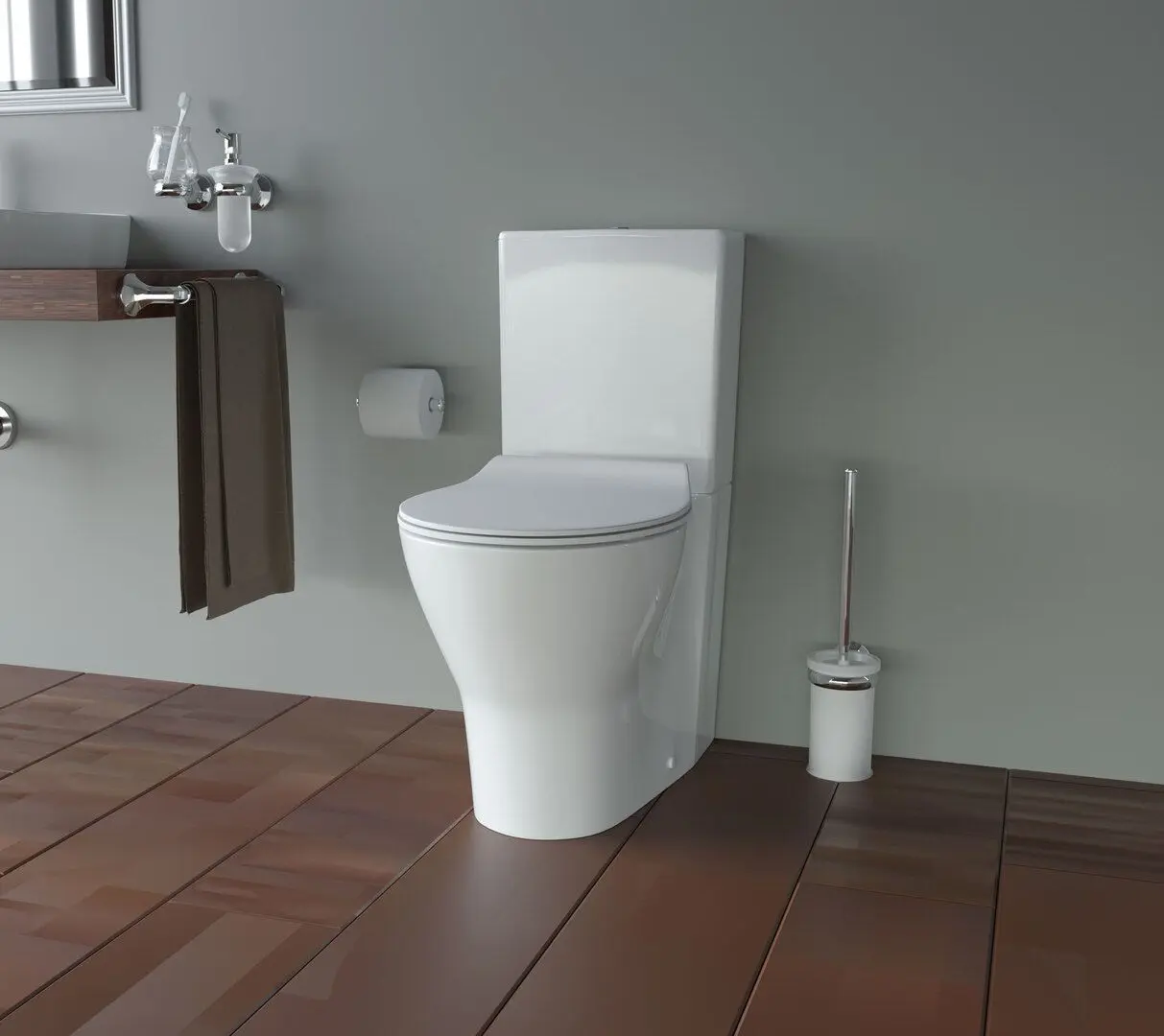 Vas WC Керамин Scandi Slim ML Dual (White) - 6