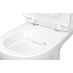 Унитаз с гигиеническим душем Керамин Альбано R Инкоэр 1 МС c1-c2 + Mixxus SUS-333 (White/Inox) Thumb