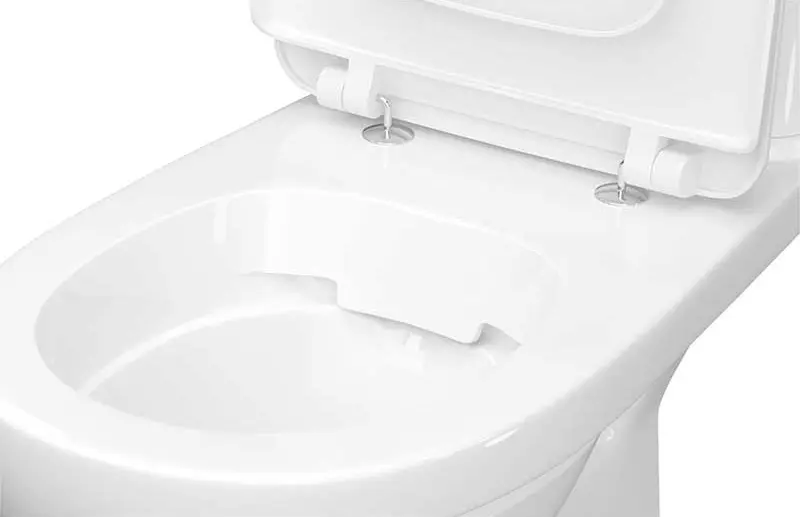 Унитаз с гигиеническим душем Керамин Альбано R Инкоэр 1 МС c1-c2 + Mixxus SUS-333 (White/Inox)