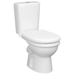 Унитаз с гигиеническим душем Керамин Ареццо МС + Mixxus SUS-333 (White/Inox) Thumb