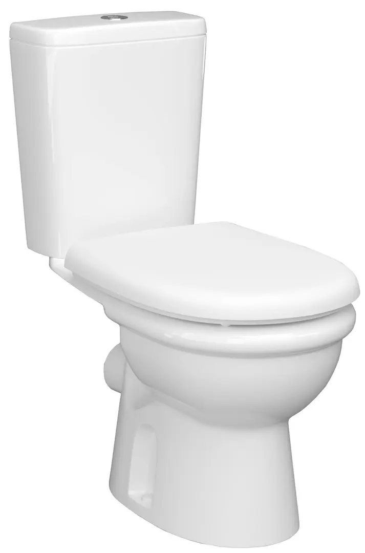 Унитаз с гигиеническим душем Керамин Ареццо МС + Mixxus SUS-333 (White/Inox)