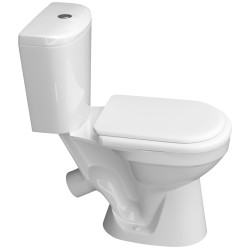 Унитаз с гигиеническим душем Керамин Лаго Инкоэр-Б1 МС + Mixxus SUS-333 (White/Inox) Thumb