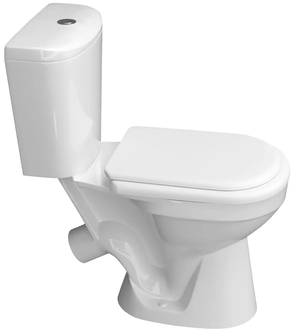 Унитаз с гигиеническим душем Керамин Лаго Инкоэр-Б1 МС + Mixxus SUS-333 (White/Inox)