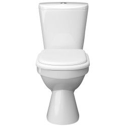 Унитаз с гигиеническим душем Керамин Лаго Инкоэр-Б1 МС + Mixxus SUS-333 (White/Inox) Thumb