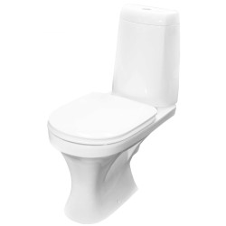 Vas WC cu dus igienic Керамин Санти R Инкоэр-Б1 ЖС c2 + Mixxus SUS-333 (White/Inox) Thumb