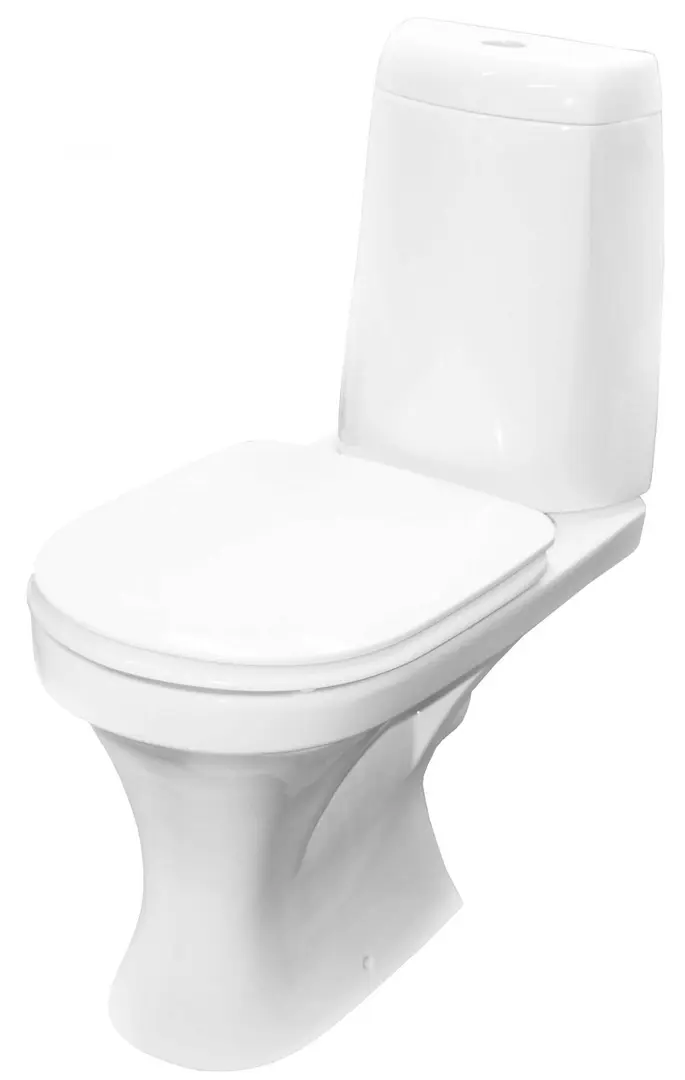 Vas WC cu dus igienic Керамин Санти R Инкоэр-Б1 ЖС c2 + Mixxus SUS-333 (White/Inox)