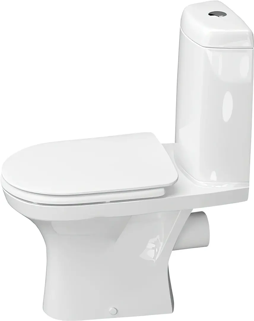Vas WC cu dus igienic Керамин Санти R Инкоэр-Б1 ЖС c2 + Mixxus SUS-333 (White/Inox)