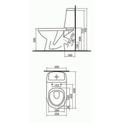 Vas WC Kolo Solo 79232000 (White) Thumb