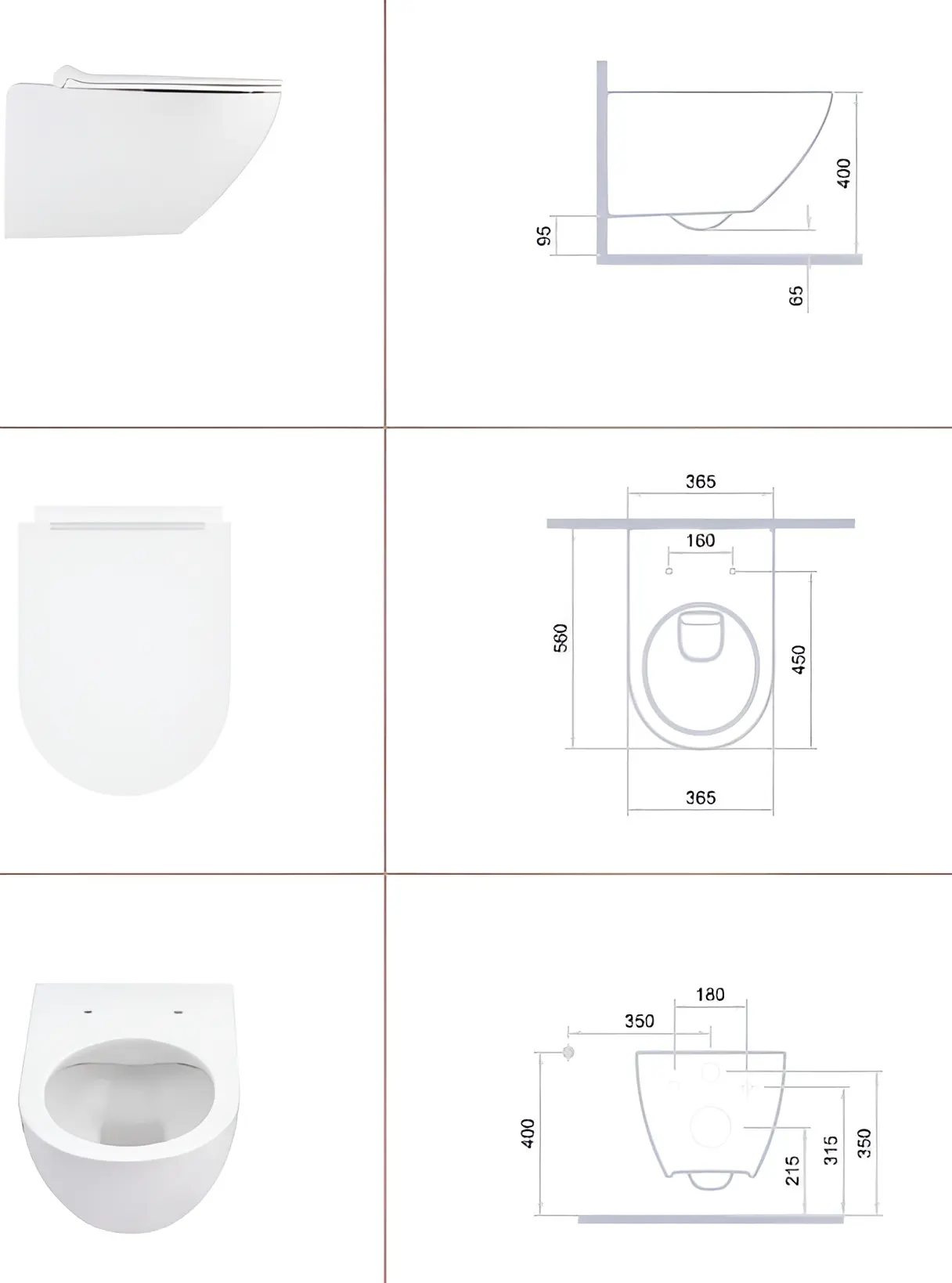 Унитаз подвесной MCP Galis 55