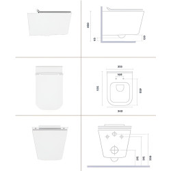 Унитаз подвесной MCP Solis Thumb