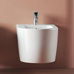 Bideu suspendat Nomi Avanti (White) Thumb