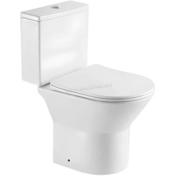 Унитаз-компакт Nomi Aurora Rimless (White)