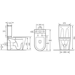 Vas WC Nomi Nuovo Rimless (White) Thumb