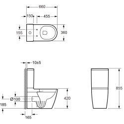 Vas WC Nomo 10022VF (White) Thumb