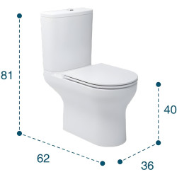 Vas WC Nomo 10246VF (White) Thumb