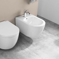 Bideu suspendat QuarterBath Deep 54 (White) Thumb