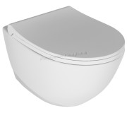 Vas WC suspendat QuarterBath Concorde Rimless (White)