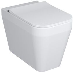 Унитаз QuarterBath Crossgrand Rimless (White)