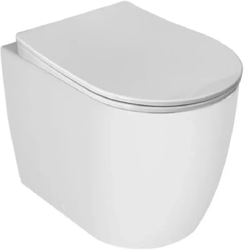 Унитаз QuarterBath Deep Rimless 114323 (White)