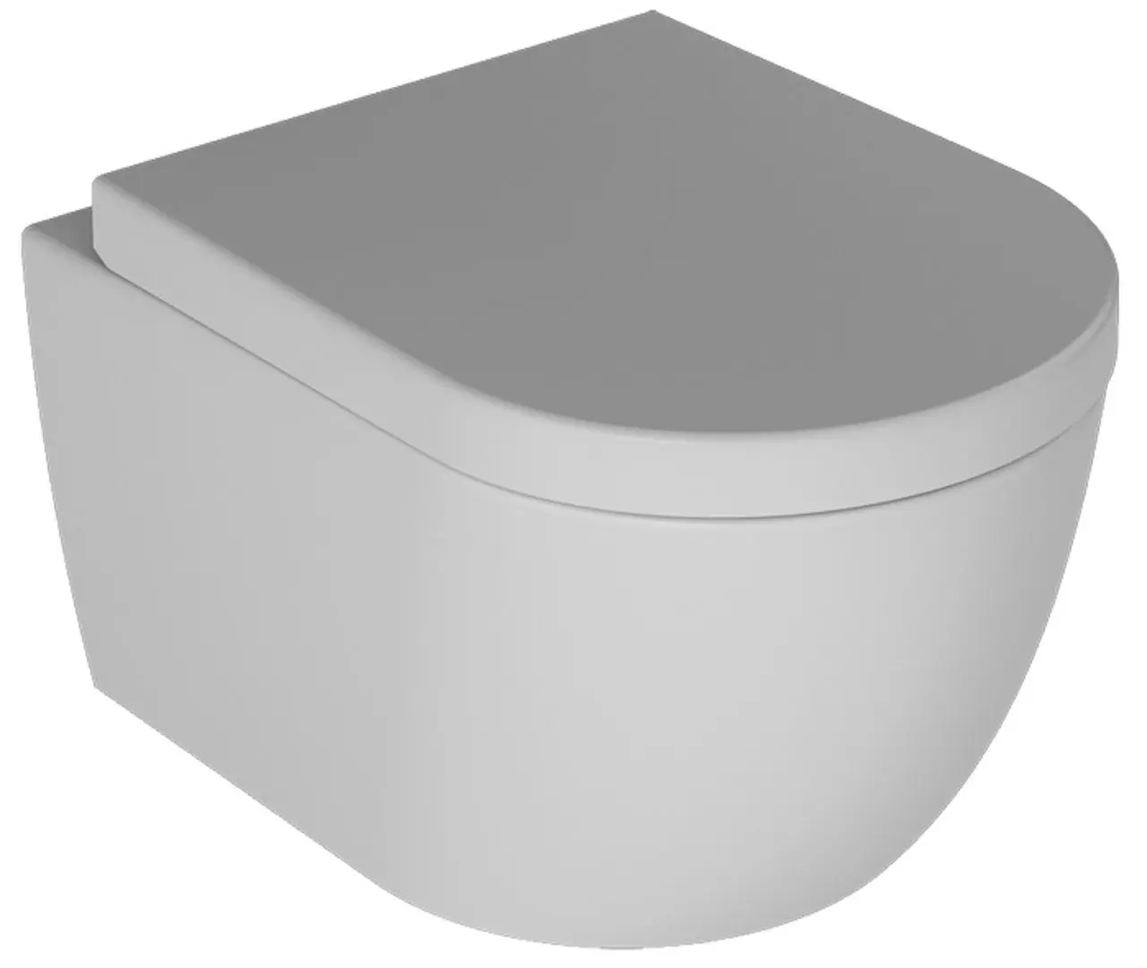 Унитаз подвесной QuarterBath Deep Rimless (White)