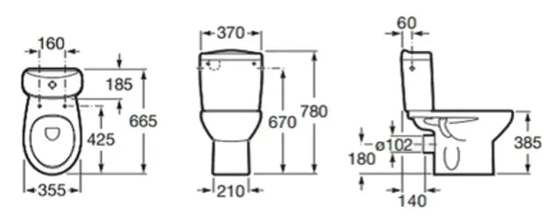 Унитаз Roca Victoria A34S394000 (White)