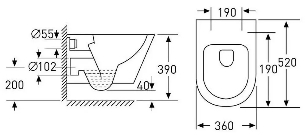 Унитаз подвесной Volle Nemo 13-17-316 (White)