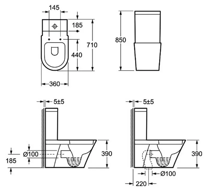 Vas WC Volle Nemo (White)
