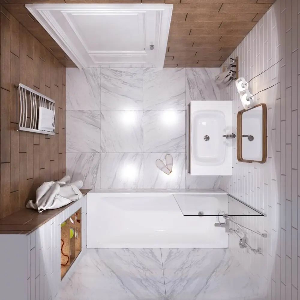 Cada de baie 1ACReal Gamma 140x70 (White)