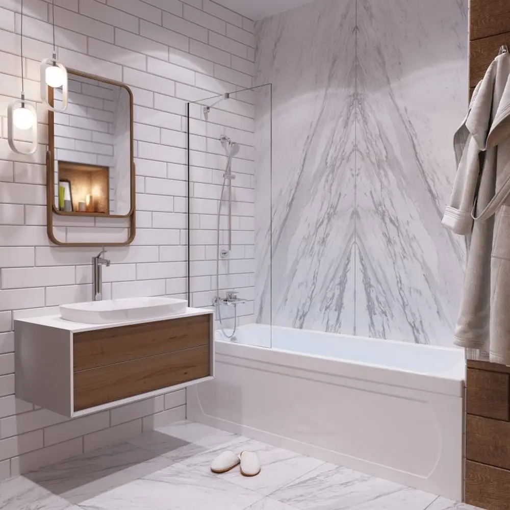 Cada de baie 1ACReal Gamma 160x70 (White)