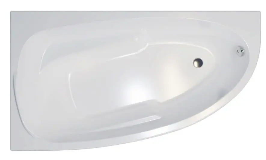 Cada de baie 1ACReal Madrid 170x95 Right (White)