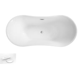 Ванна акриловая Besco Amber Glam WA-170-ASB 170x80 (Silver) Thumb