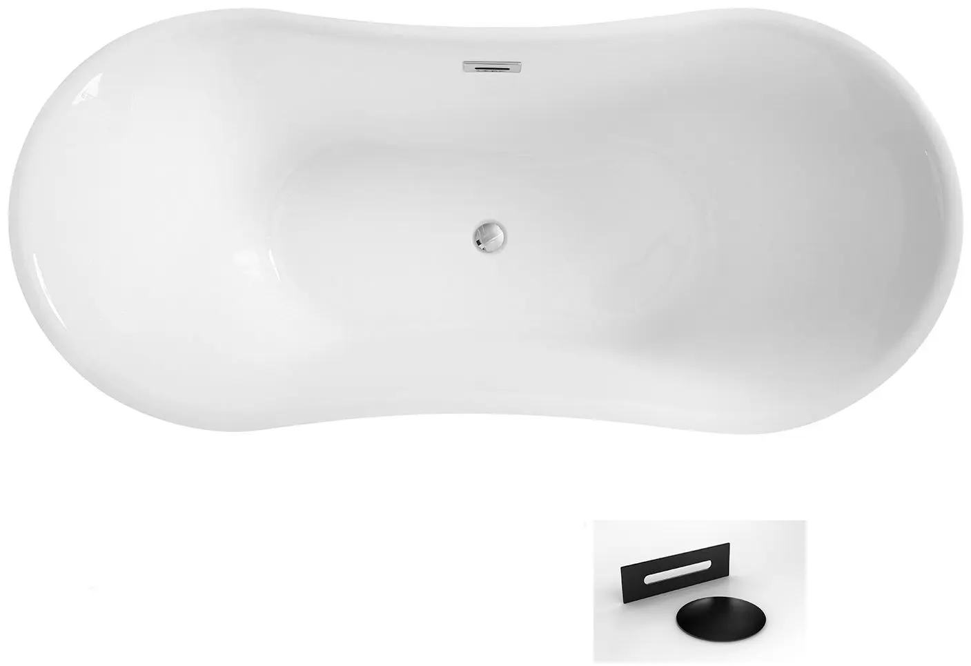 Ванна акриловая Besco Amber WAS-170-ABC 170x80 (White) - 4