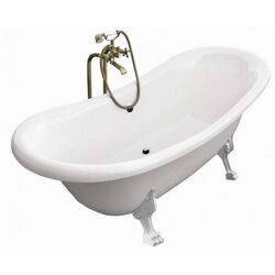 Ванна акриловая Besco Amelia WKA-190W+BI 190x77 (White)