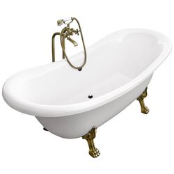 Ванна акриловая Besco Amelia WKA-190W+ZL 190x77 (White)