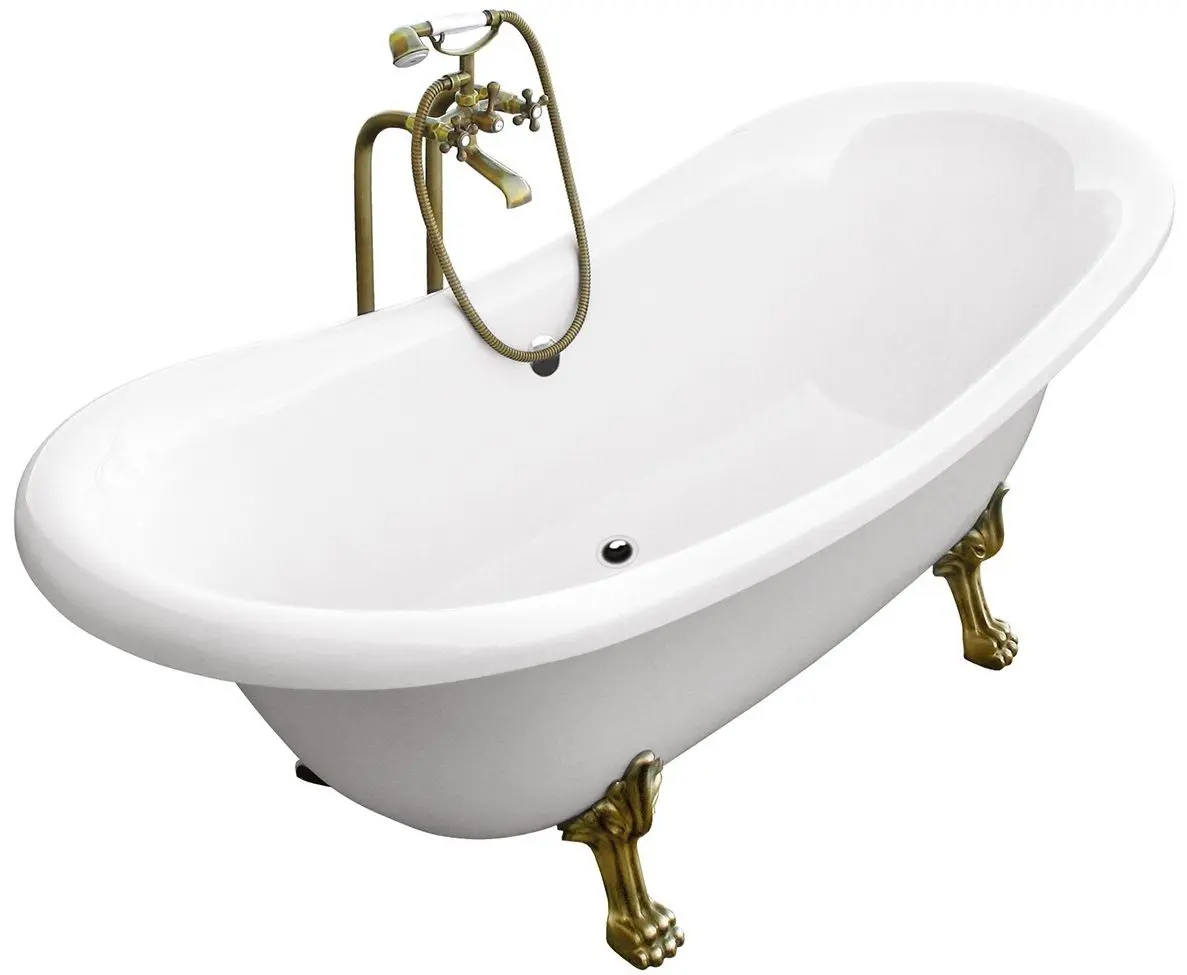 Ванна акриловая Besco Amelia WKA-190W+ZL 190x77 (White)