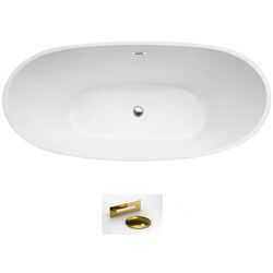 Ванна акриловая Besco Ayla Glam WA-170-AYZZ 170x80 (Gold) Thumb