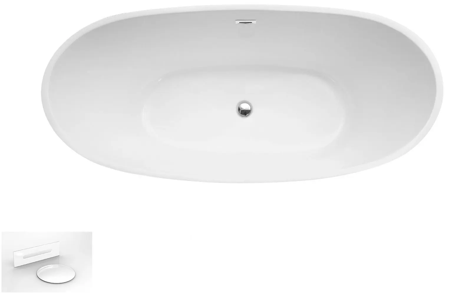 Ванна акриловая Besco Ayla WAS-170-ABI 170x80 (White) - 3