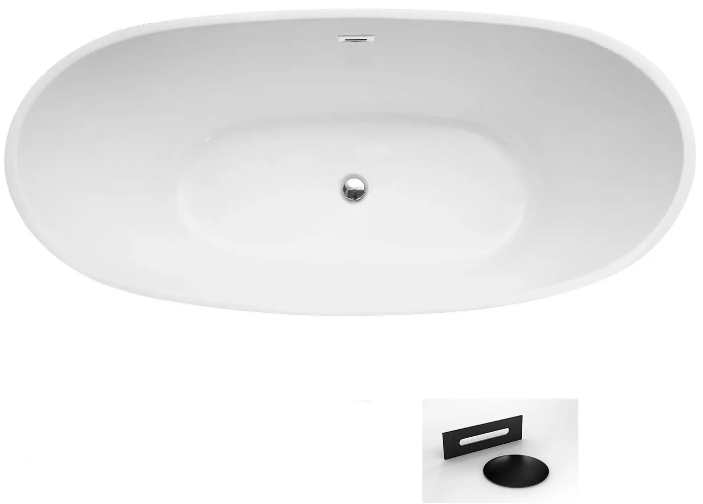 Ванна акриловая Besco Ayla WAS-170-ACZ 170x80 (White) - 3