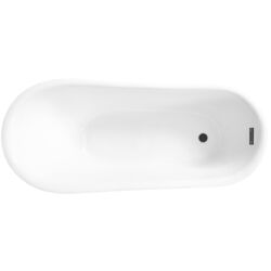 Cada de baie din acril Besco Calima Glam 170x74 (Graphite/White) Thumb