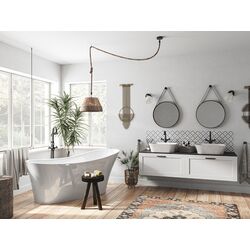 Ванна акриловая Besco Calima WAS-170-CBI 170x74 (White) Thumb