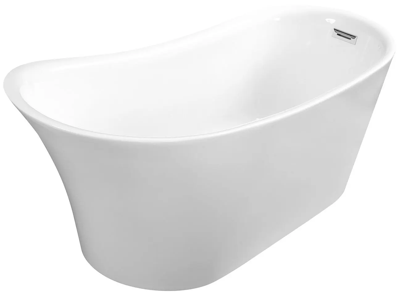 Ванна акриловая Besco Calima WAS-170-CGR 170x74 (White) - 4