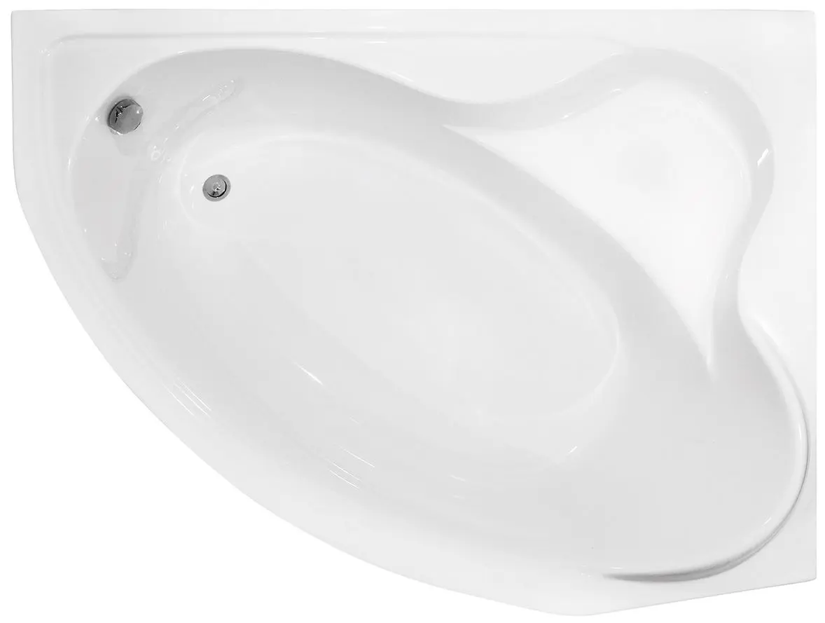 Ванна акриловая Besco Delfina WAD-166-NP Right 166x107 (White)