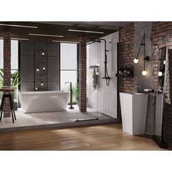 Cada de baie din acril Evita 160x80 (White/Graphite) Thumb