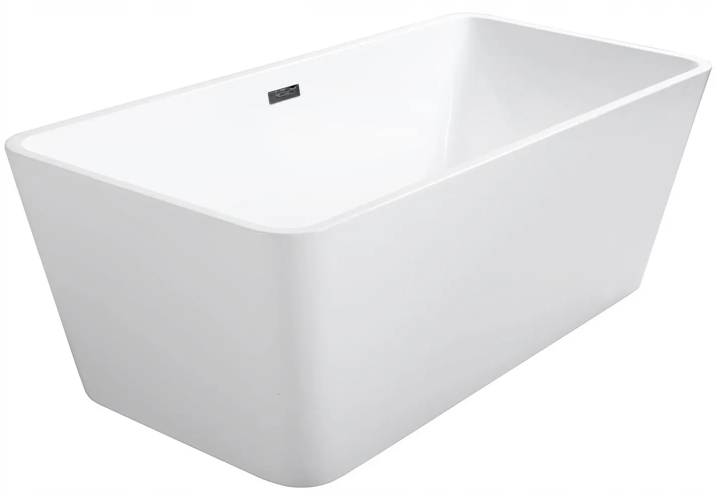 Cada de baie din acril Evita 160x80 (White/Graphite)