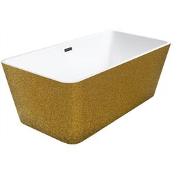 Ванна акриловая Besco Evita Glam 160x80 (Gold/White/Graphite)