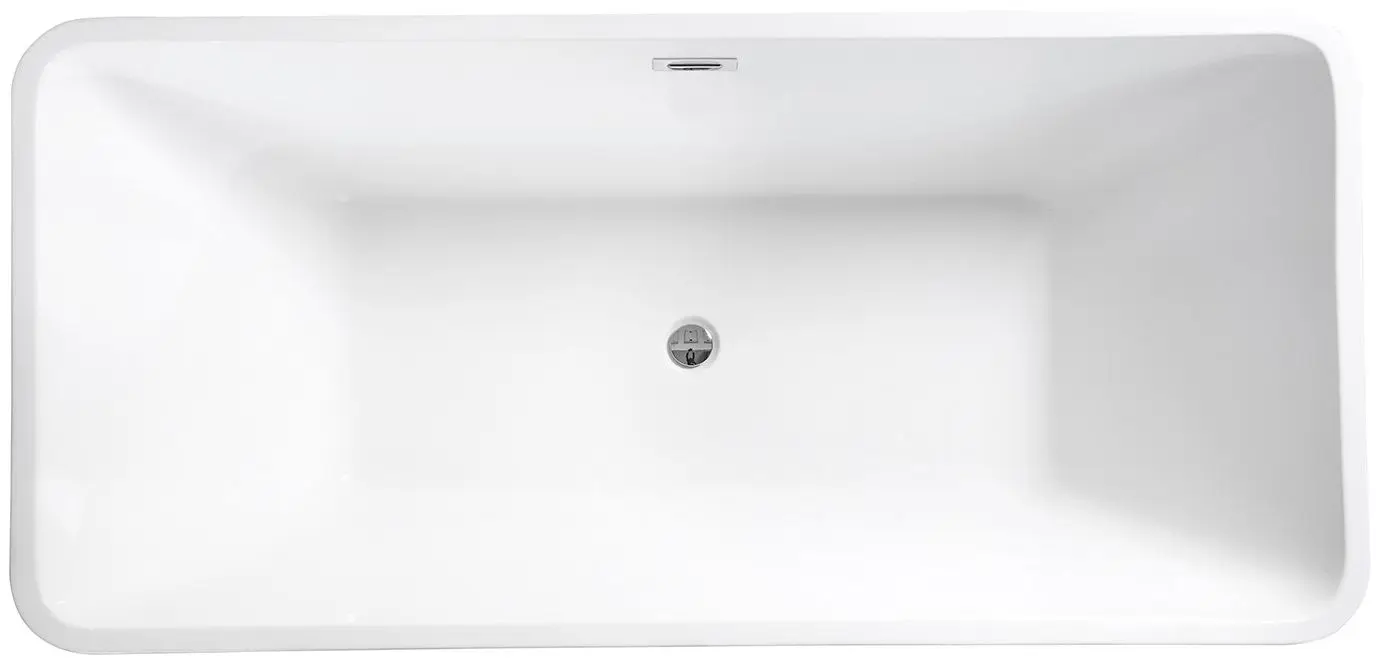 Ванна акриловая Besco Evita Glam 160x80 (Graphite/White/Chrome) - 2
